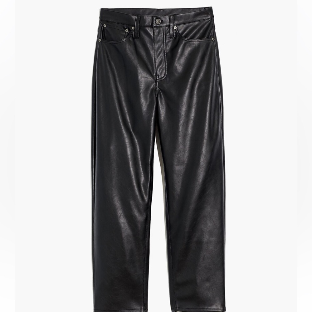 NWOT Madewell Vegan Leather Balloon Pants